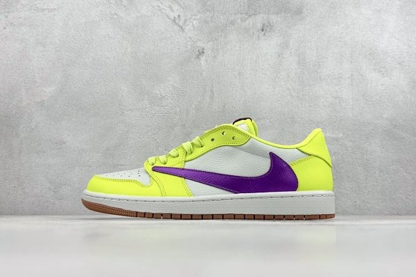 Nike Air Jordan Low Neon Yellow Shoes