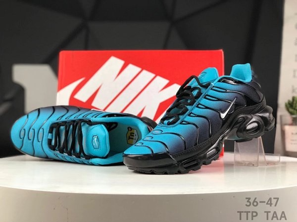 Nike Air Max Plus Blue and Black Shoes