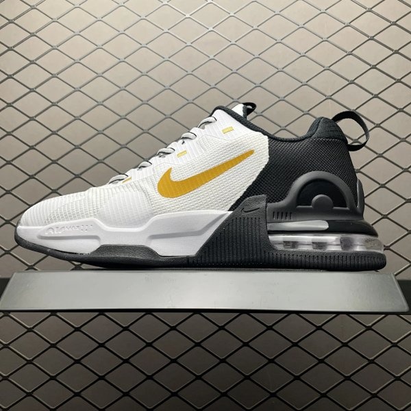 Nike Air Max White/Black/Gold Shoes