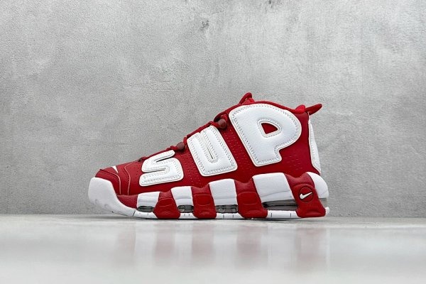 Nike Air More Uptempo Red Shoes