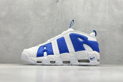Nike Air More Uptempo White Blue Shoes