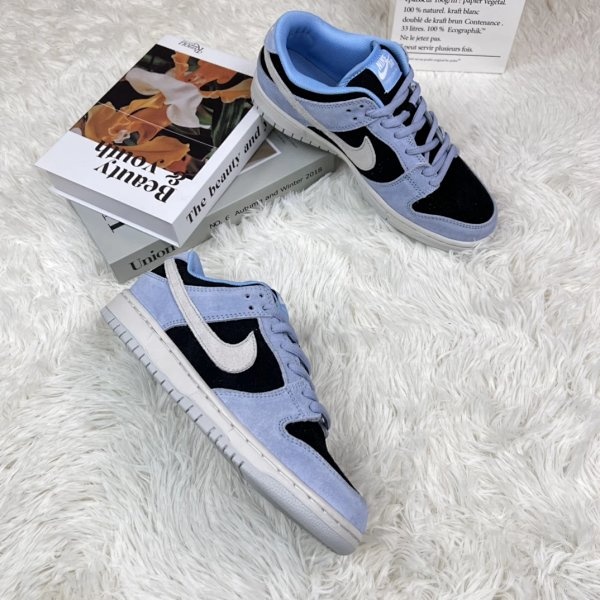 Nike Dunk Low Black Blue Shoes