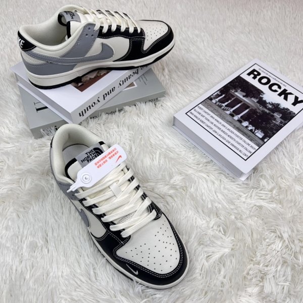 Nike Dunk Low Black and White Shoes