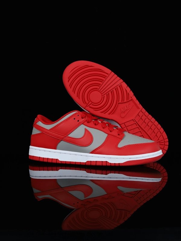 Nike Dunk Low Red Gray Shoes