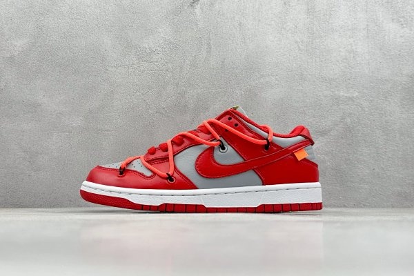 Nike Dunk Low Red and Grey Shoes
