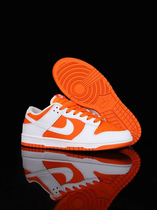 Nike Dunk Low Retro Orange White Shoes