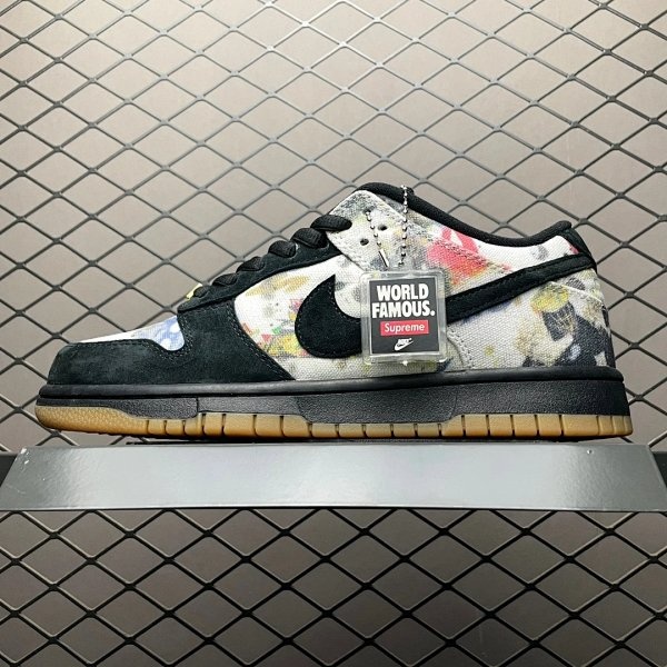 Nike Dunk Low Supreme Multicolor Shoes