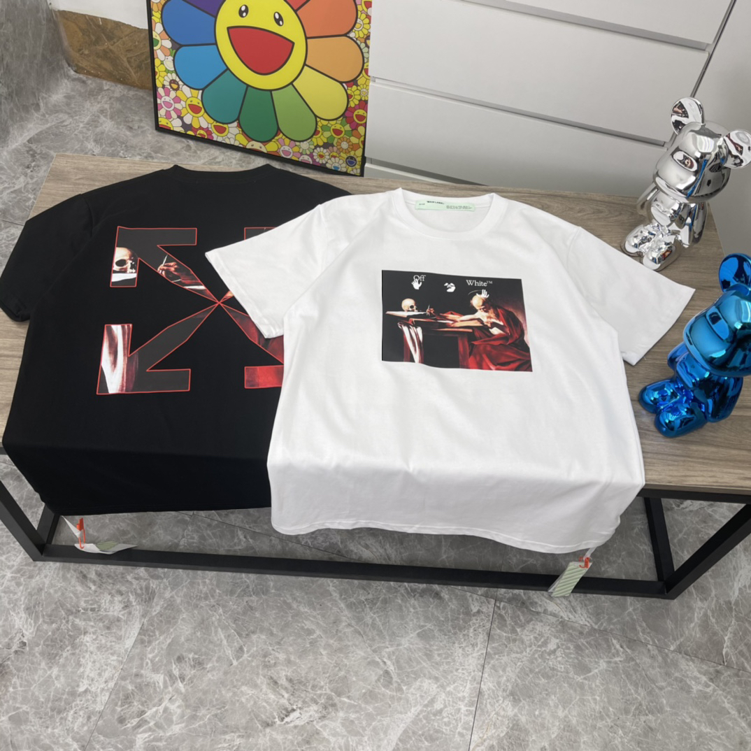 Off-White Graphic Print Black & White