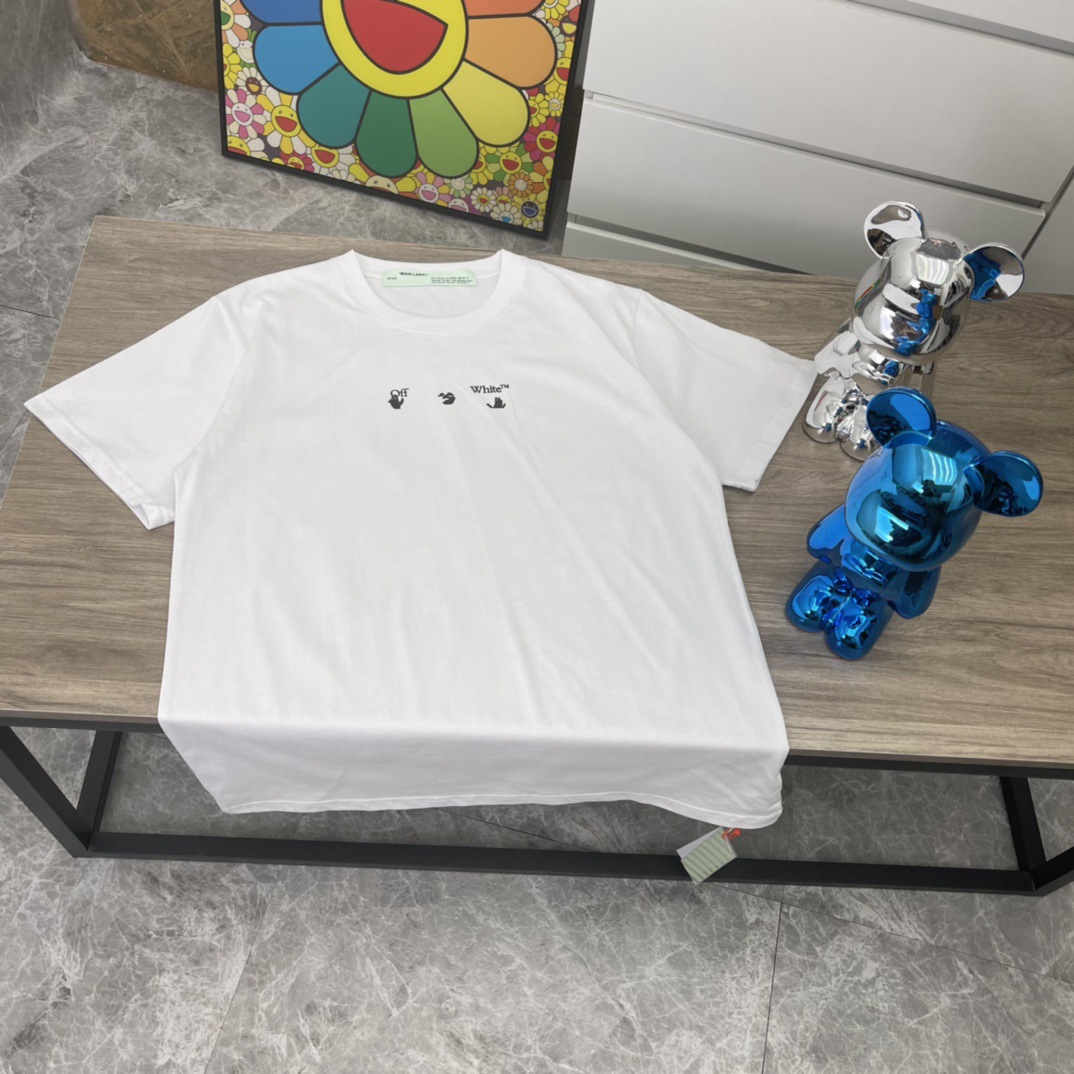 Off-White Printed White