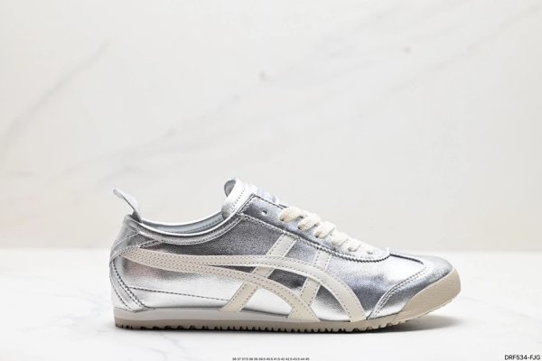 Onitsuka Tiger Mexico 66 Silver Shoes
