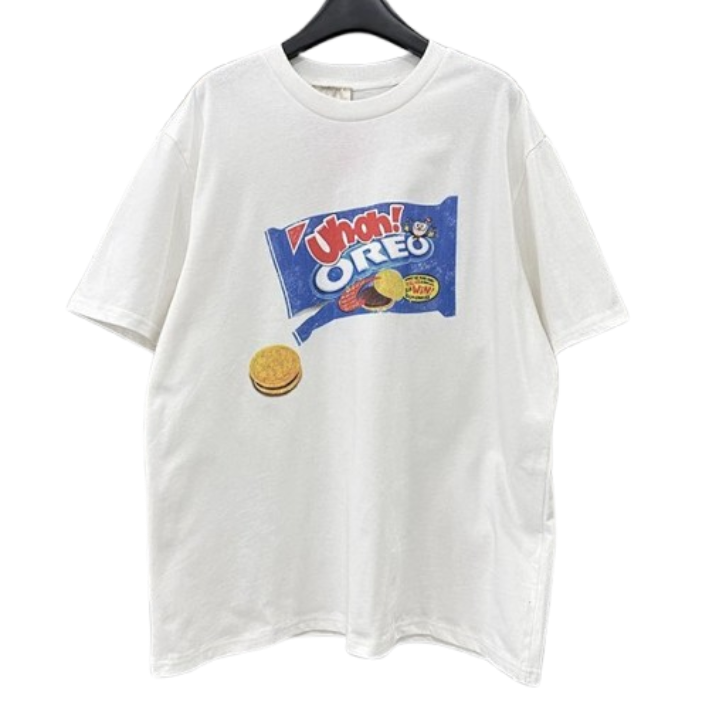 Oreo Uh-oh! Oreo Graphic T-Shirt White T-Shirts