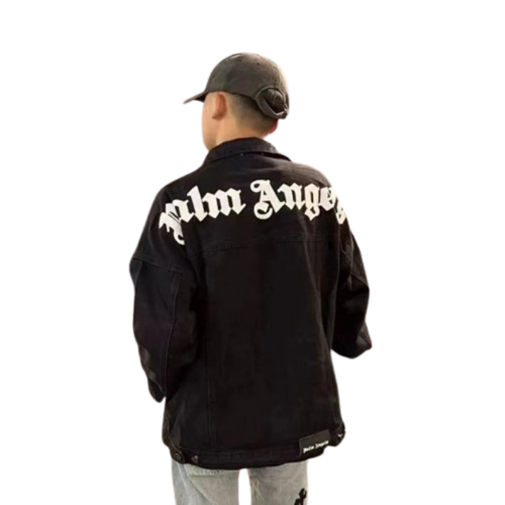 Palm Angels Denim Jacket Black Jackets