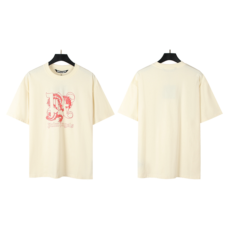 Palm Angels Logo Dragon Beige