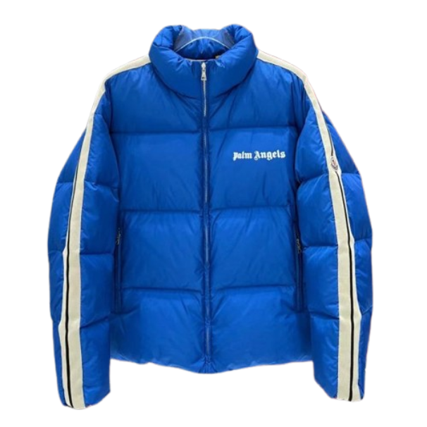 Palm Angels Puffer Jacket Blue Jackets