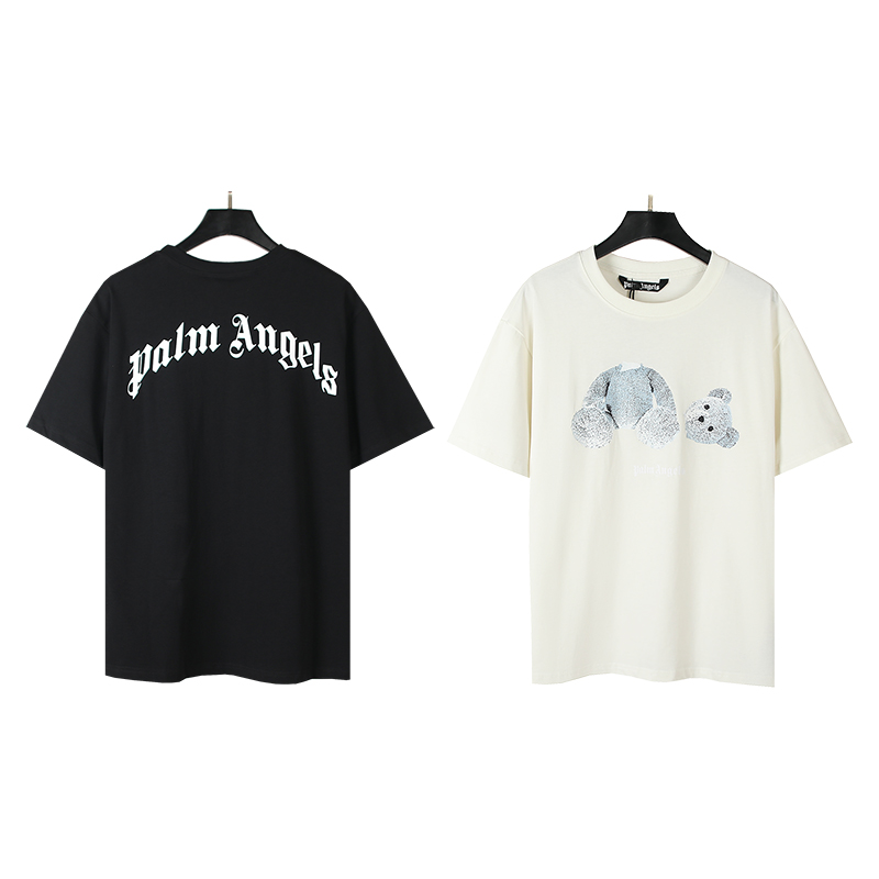 Palm Angels Teddy Bear Graphic Black/White