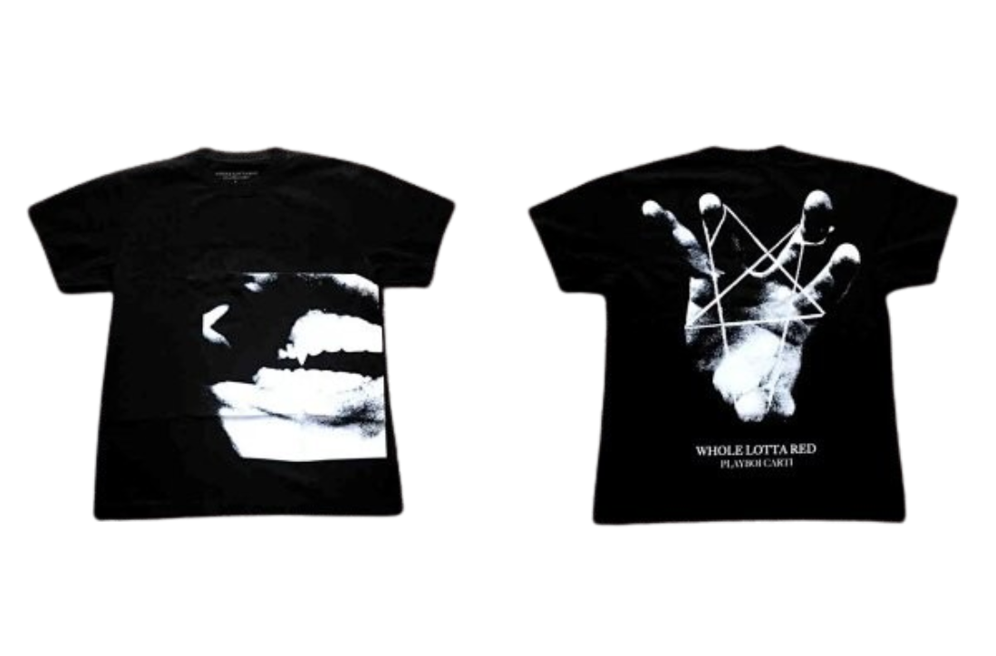 Playboi Carti Whole Lotta Red T-Shirt Black T-Shirts