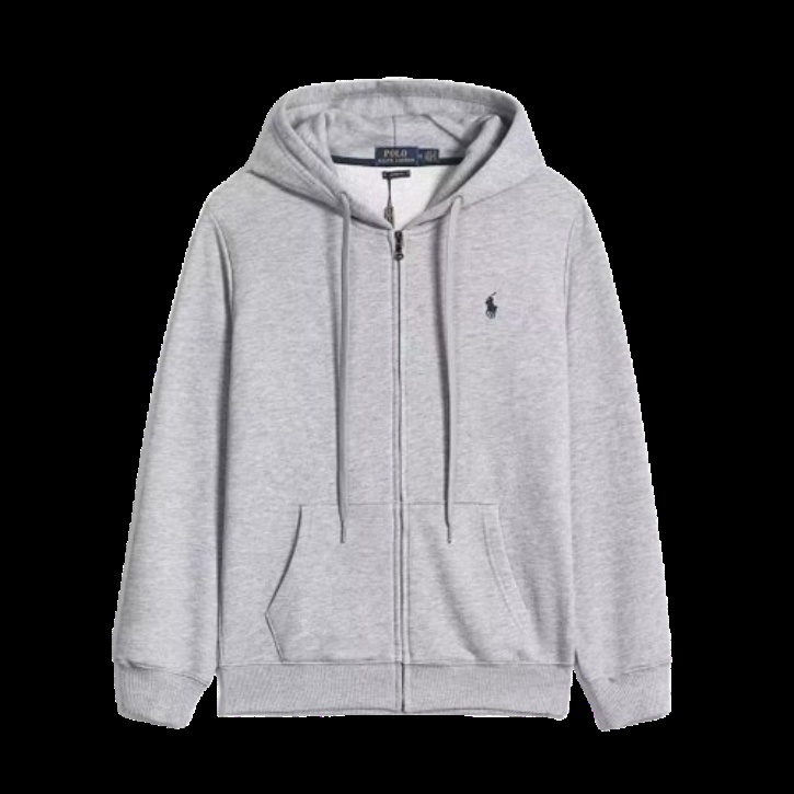 Polo Ralph Lauren Zip-Up Hoodie Grey Hoodie