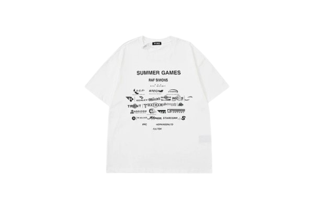 Raf Simons Summer Games T-Shirt White T-Shirts