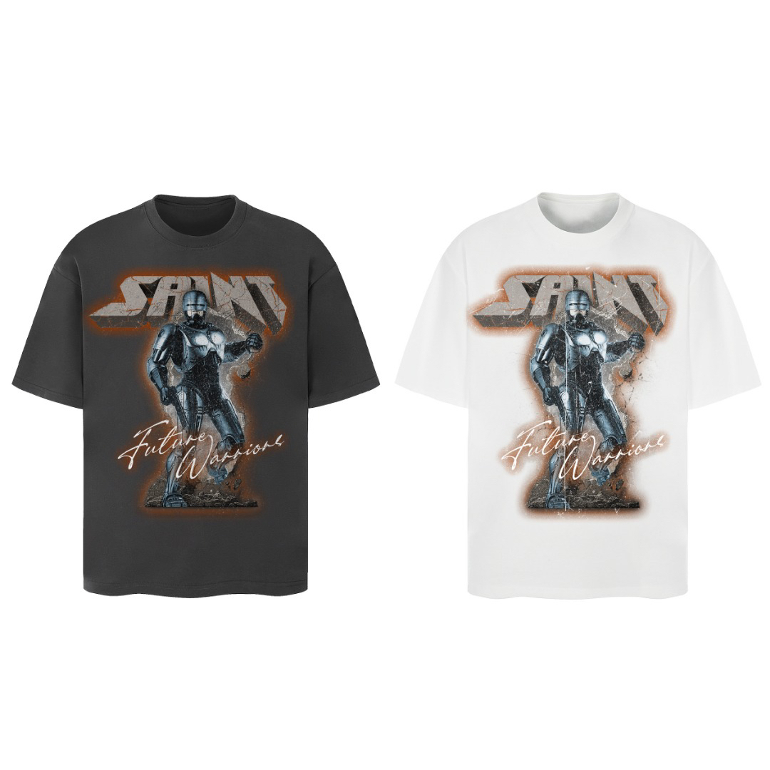 SAINT Future Warrior Tee - Black & White