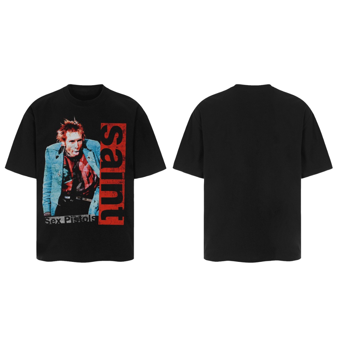 Saint Laurent Sex Pistols Graphic Black