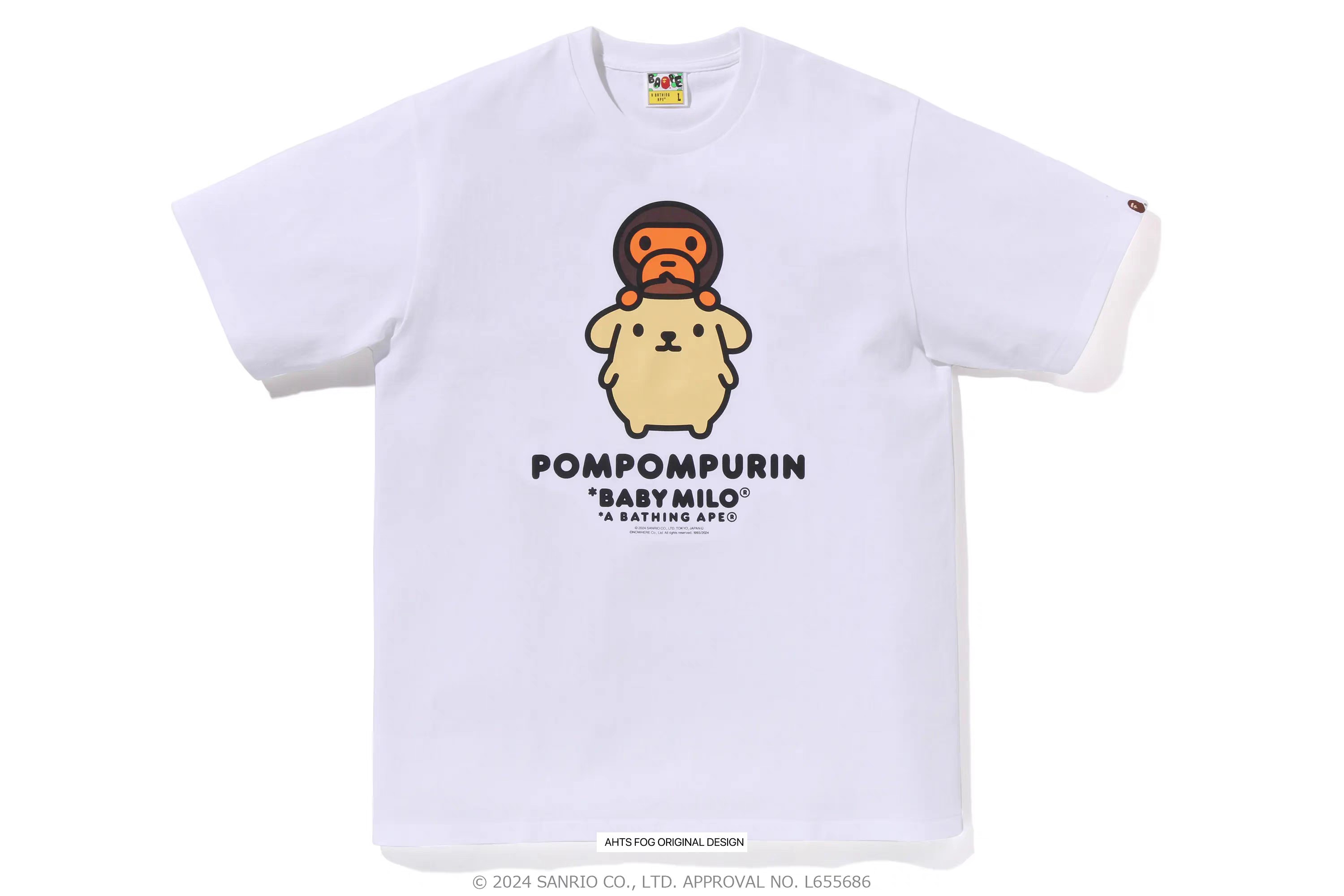 Sanrio Pompompurin *Baby Milo* White