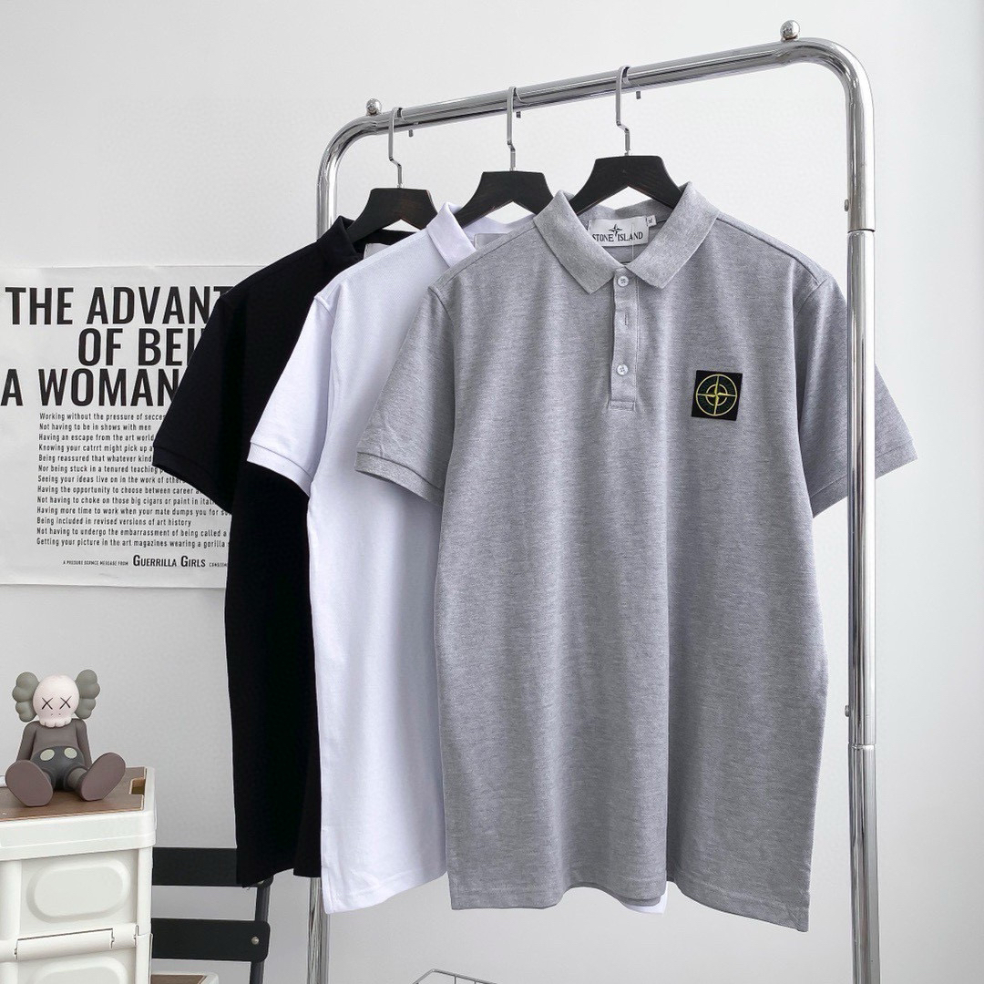 Stone Island Polo Shirt Grey