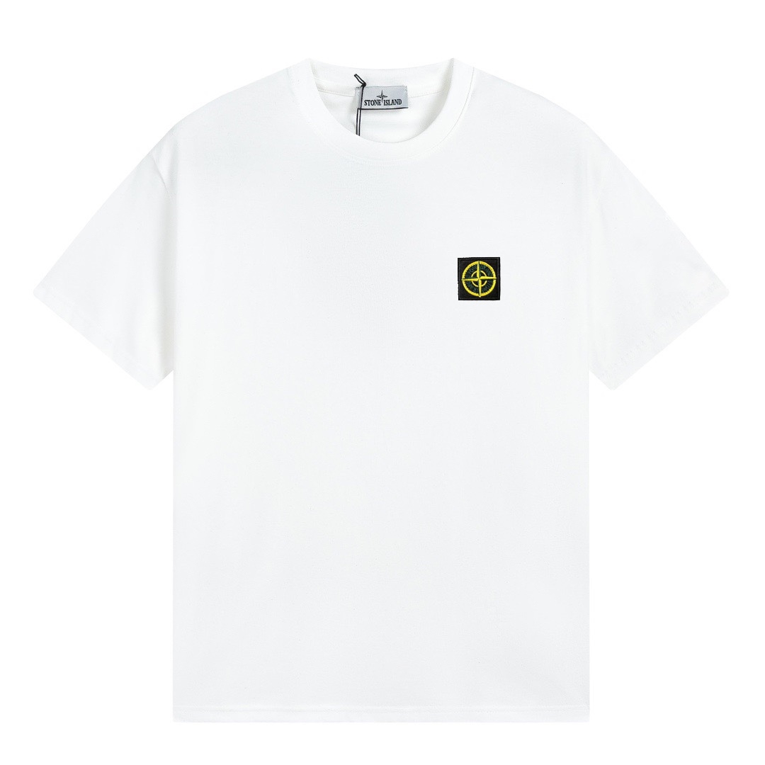 Stone Island Short Sleeve White