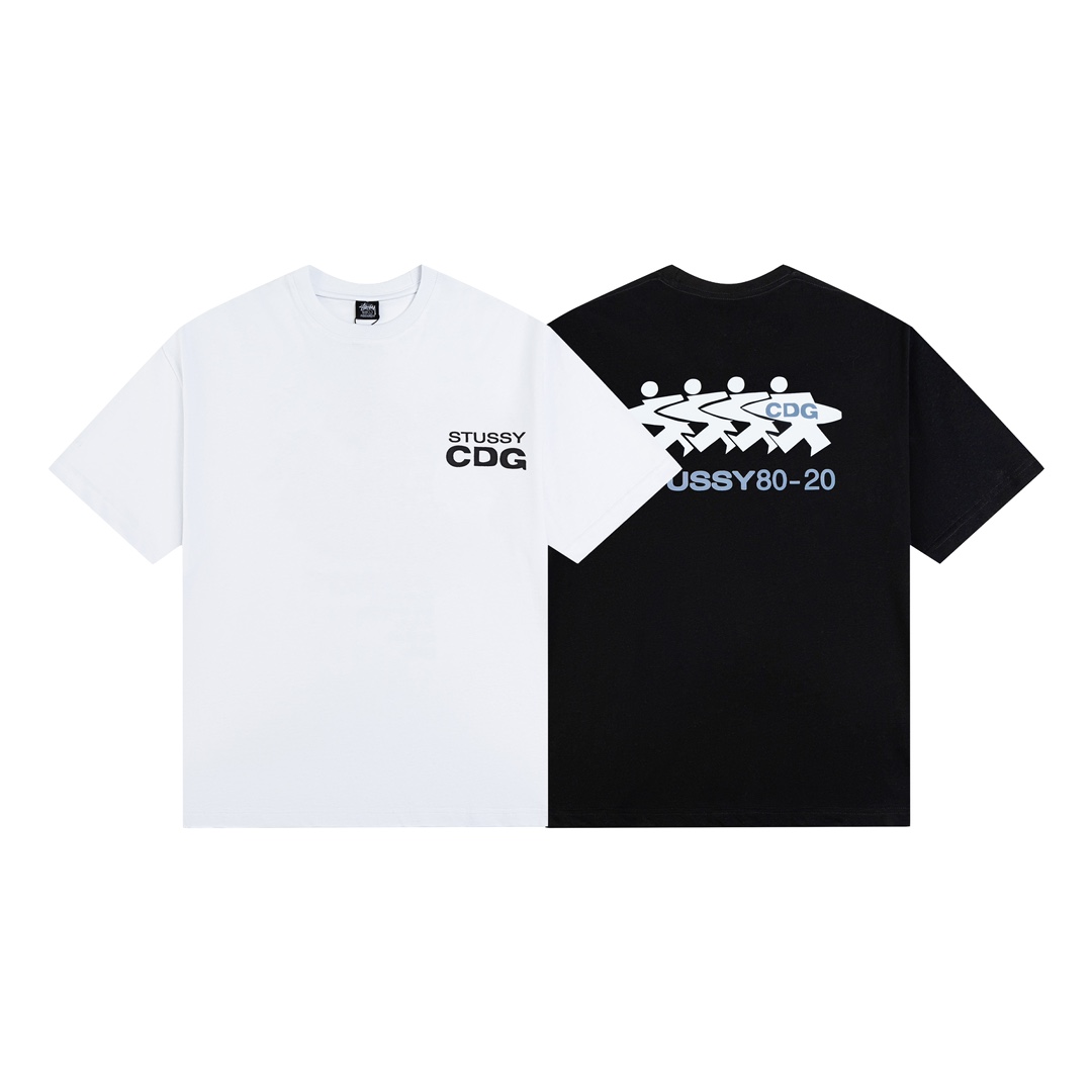 Stussy CDG Collaboration White/Black