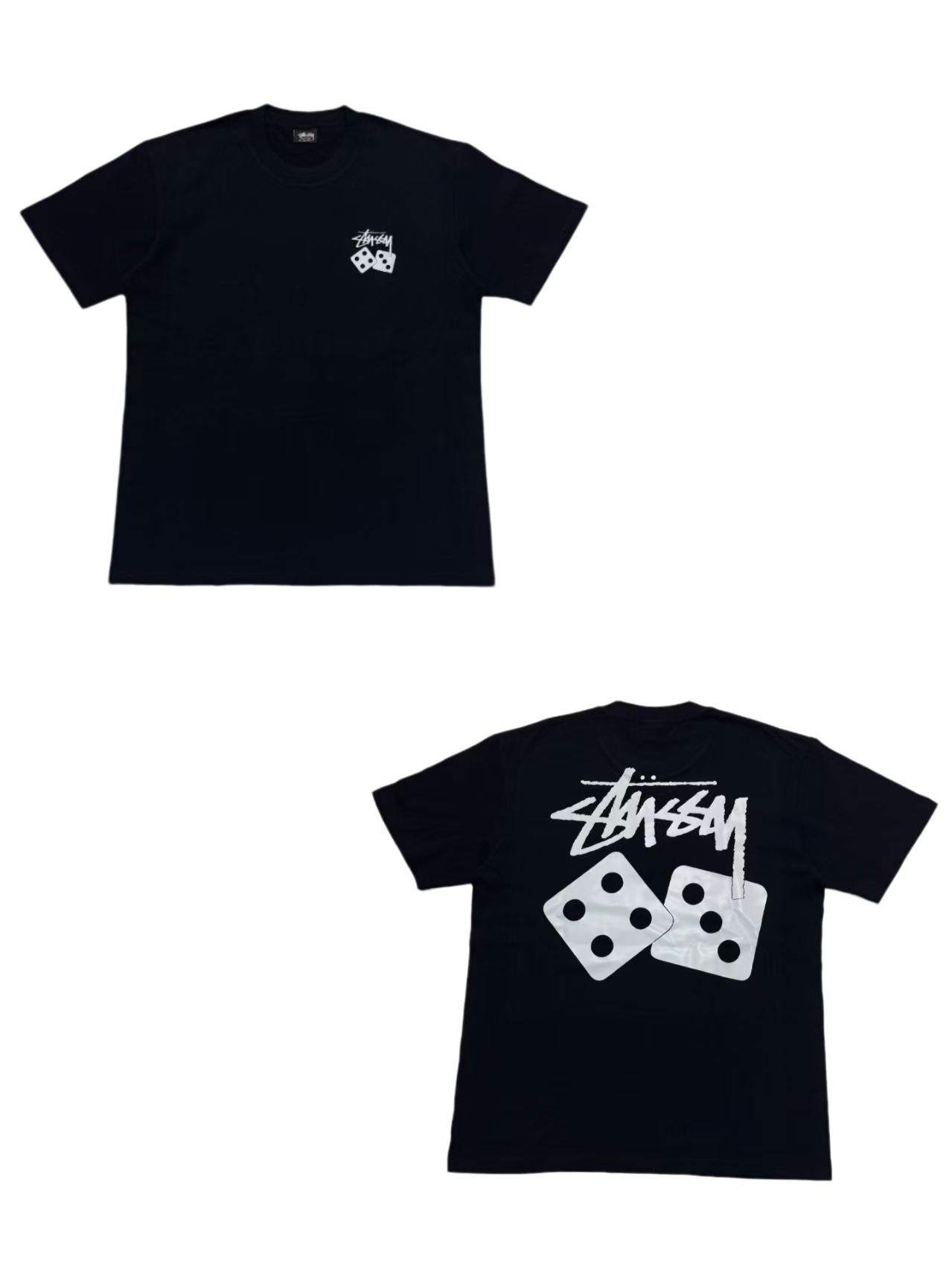 Stussy Dice Logo Black