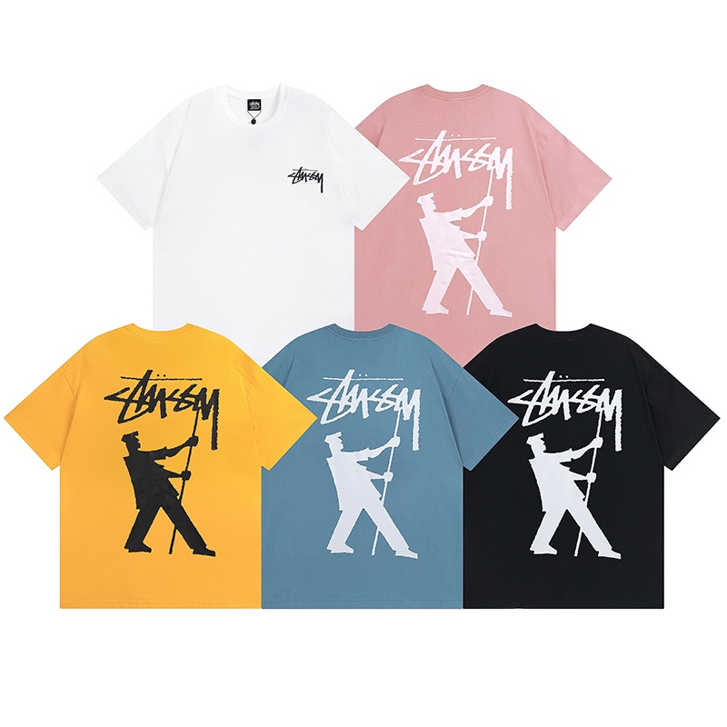 Stussy Graphic White, Pink, Yellow, Blue, Black