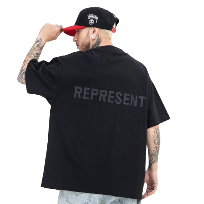 Stussy REPRESENT T-shirt Black T-Shirts