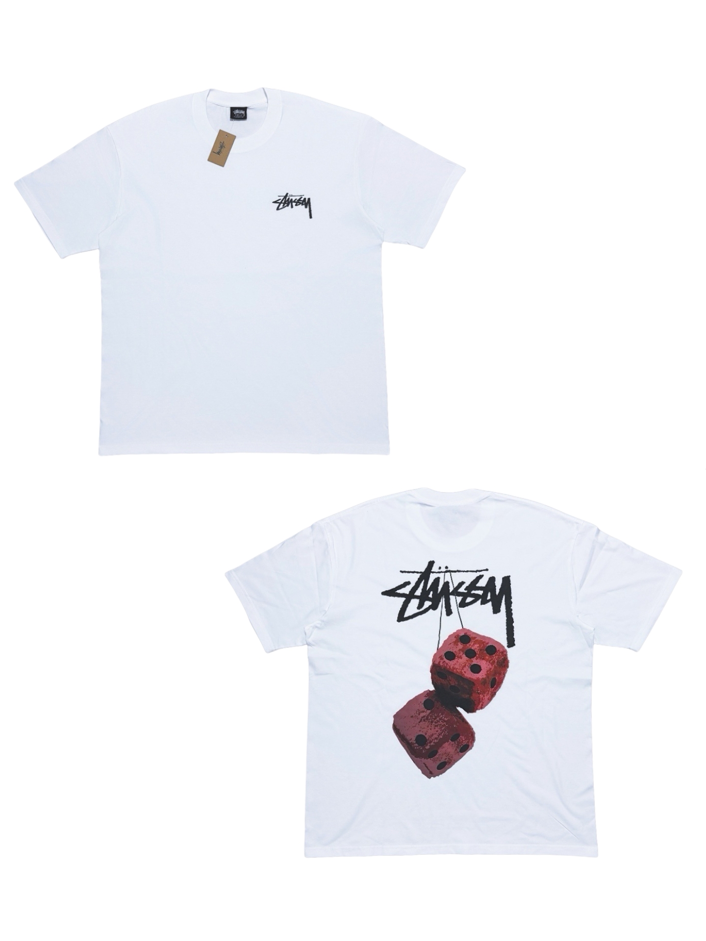 Stüssy Dice White