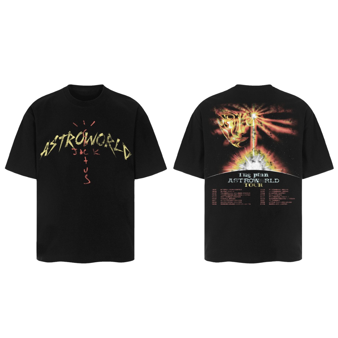 Travis Scott Astroworld Tour Black