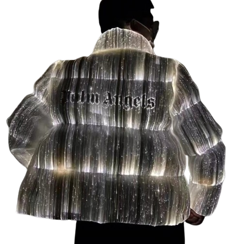 Twin Angels Reflective Jacket Light Pattern Jackets