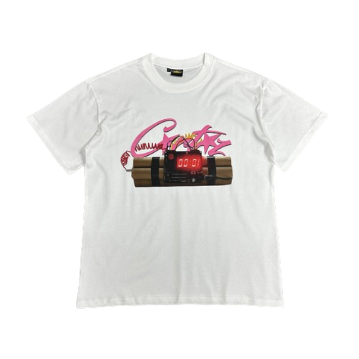 Unknown Dynamite Print T-Shirt White T-Shirts