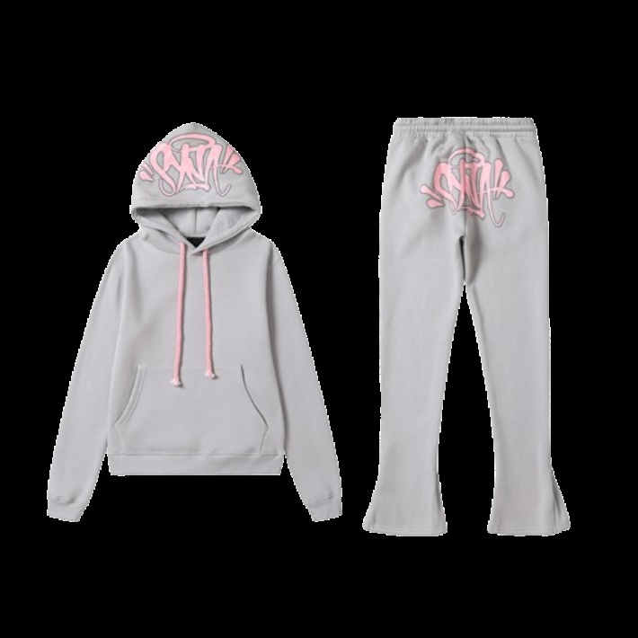 Unknown Graphic Hoodie and Pants Set Gray Hoodie Hoodies