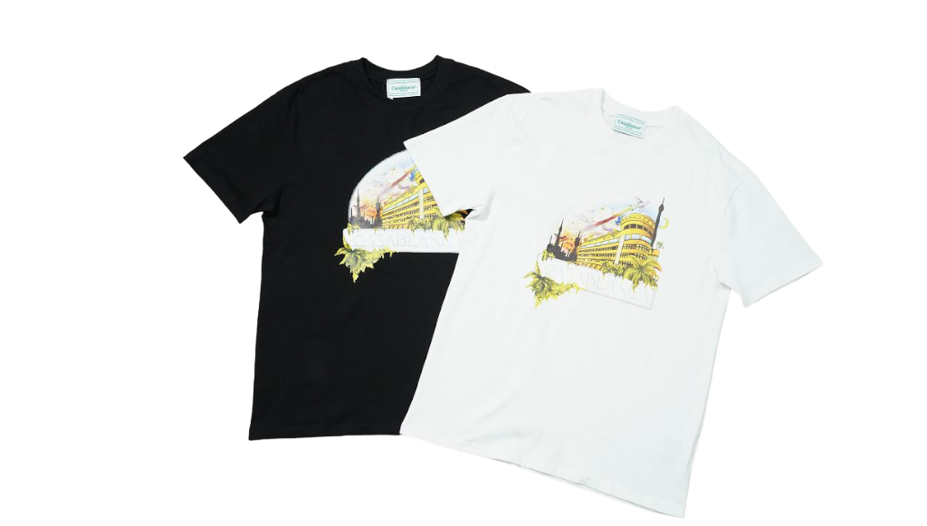 Unknown Graphic T-Shirt Black and White T-Shirts