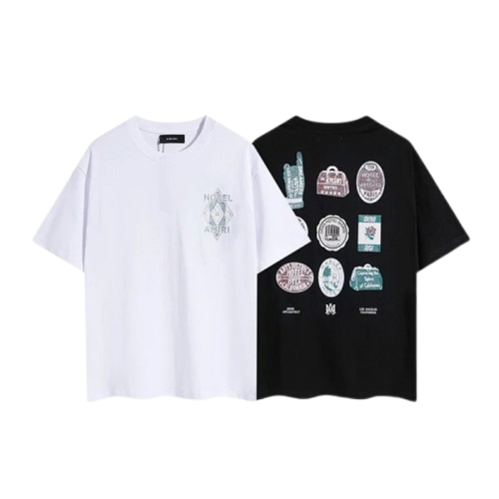 Unknown Graphic T-shirt White Black T-Shirts