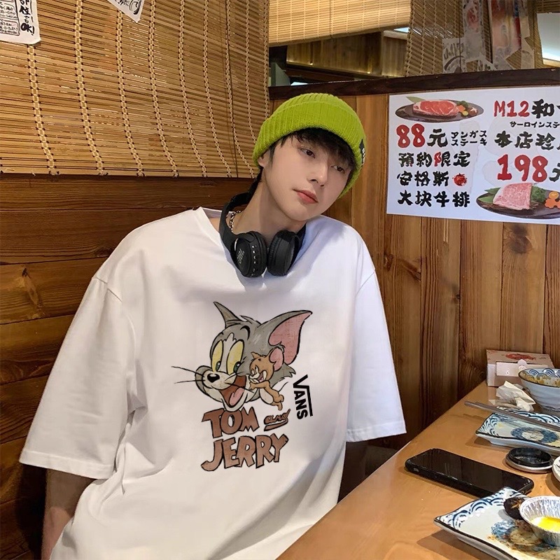 VANS Tom and Jerry Oversized White