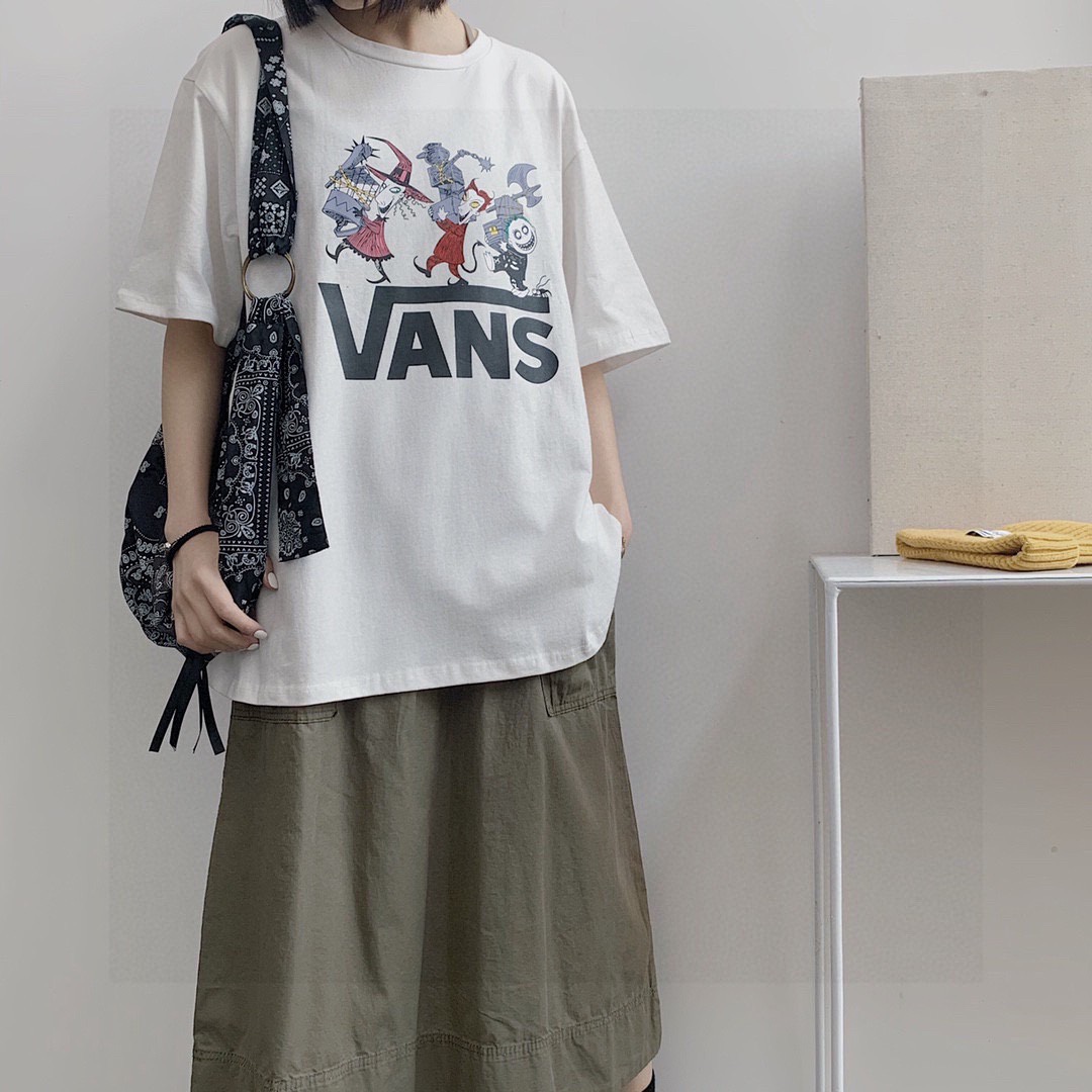 Vans Graphic Oversized White
