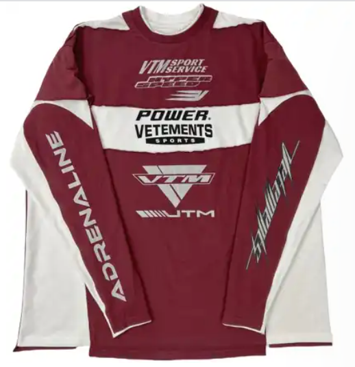 Vetements Power Sports Racing Long Sleeve