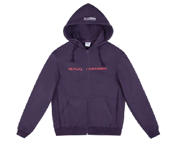 Vetements Sexual Fantasies Zip Up Hoodie