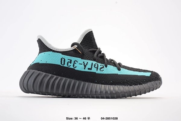 yeezy 350v2 black blue