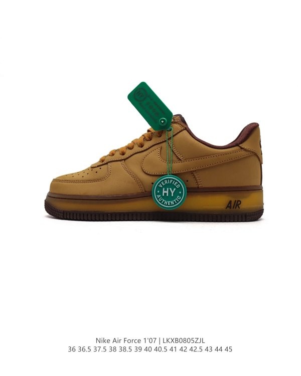 nike air force one low top wheat color