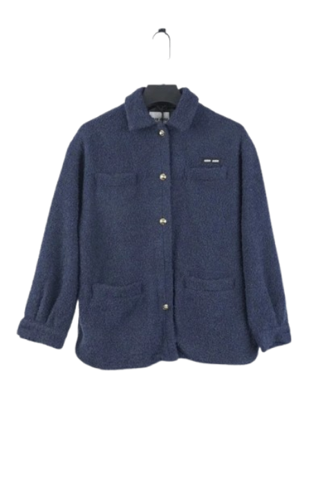  Fleece Shirt Jacket Navy Blue Jackets