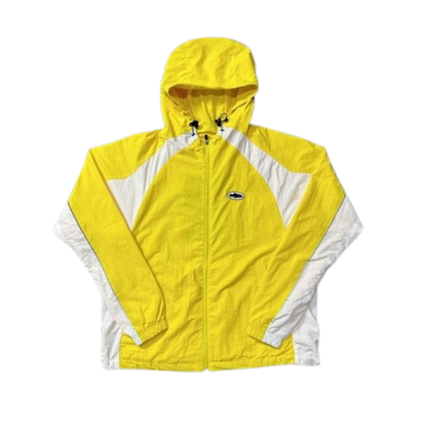 Yellow Hooded Jacket Jackets