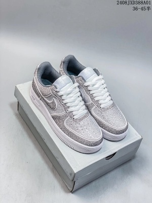 air force 1 low silver diamond