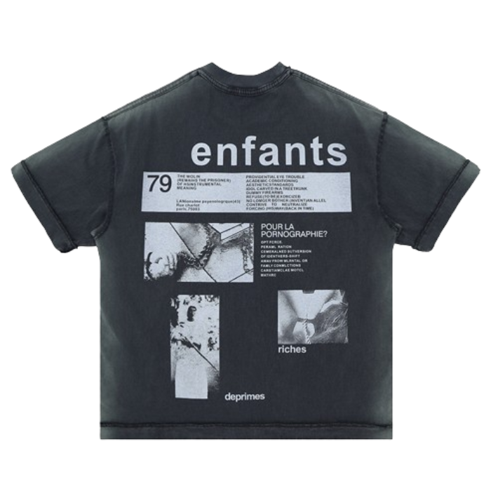 deprimes Enfants T-shirt Black T-shirt