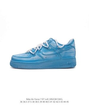 nike air force one graffiti blue double strap basketball shoes