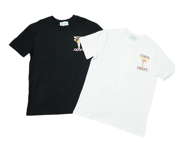 opant Logo T-Shirt Black White T-Shirts